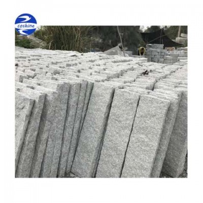 Natural G603 Granite Stone Palisade Pillar Fence All side Pineapple Surface